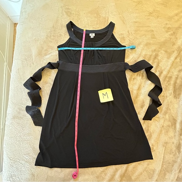 Worthington black sleeveless dress tie belt Size M - Picture 8 of 8